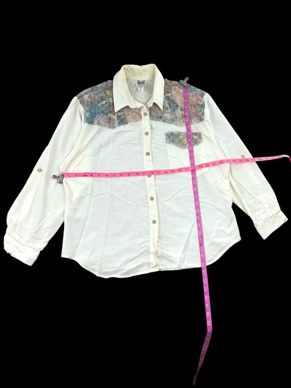 Vintage 90s Tap & Co. Western‎ Boho Button Up